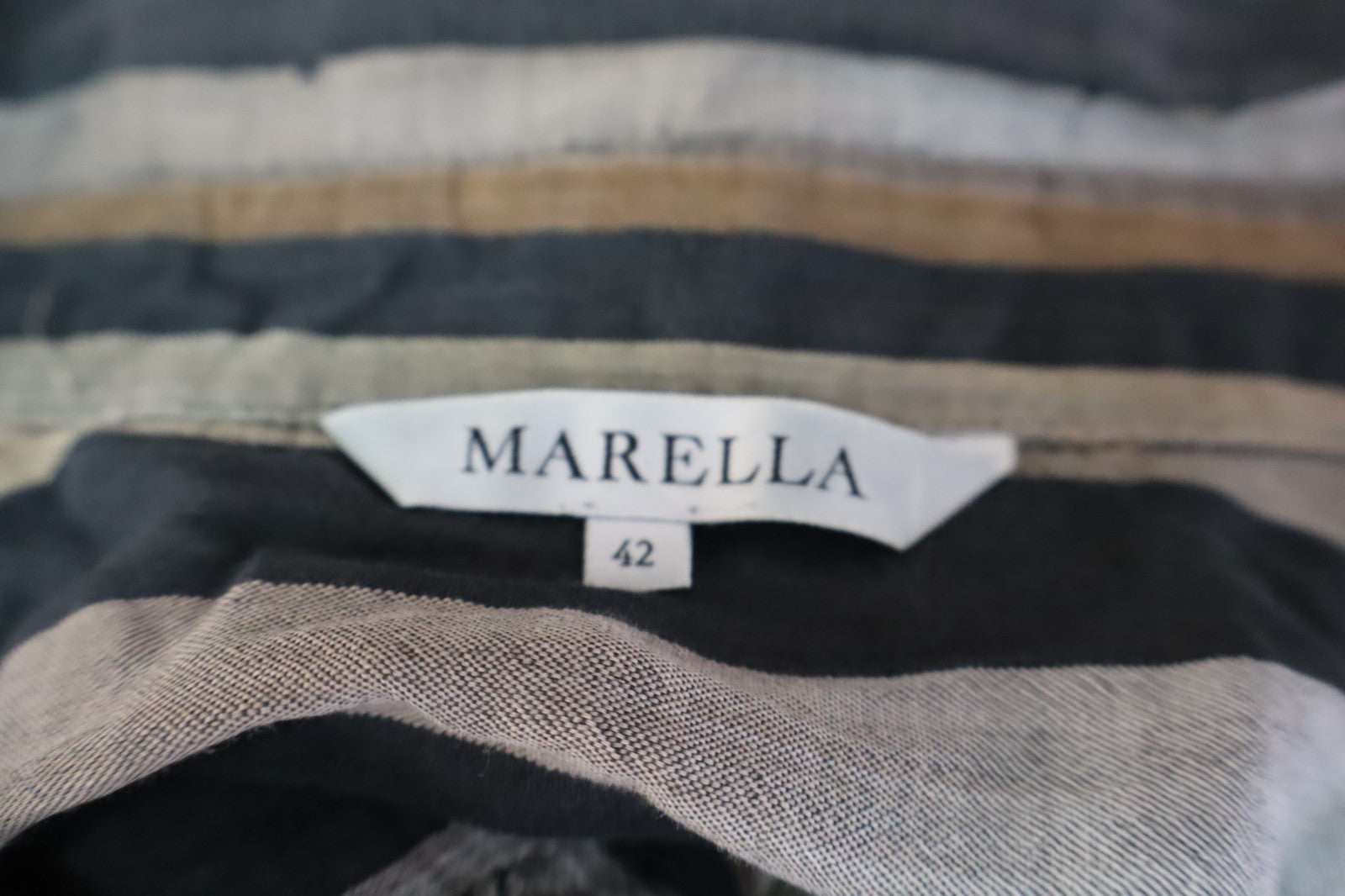 MARELLA CAMICIA  DONNA TG. 42 WOMAN SHIRT COTONE COTTON CASUAL VINTAGE RIGHE