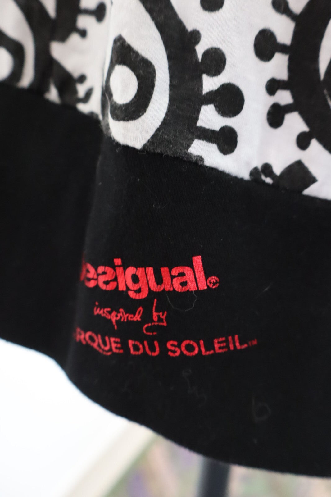 DESIGUAL VESTITO DONNA TG. M WOMAN CASUAL VINTAGE DRESS ABITO CIRQUE DU SOLEIL