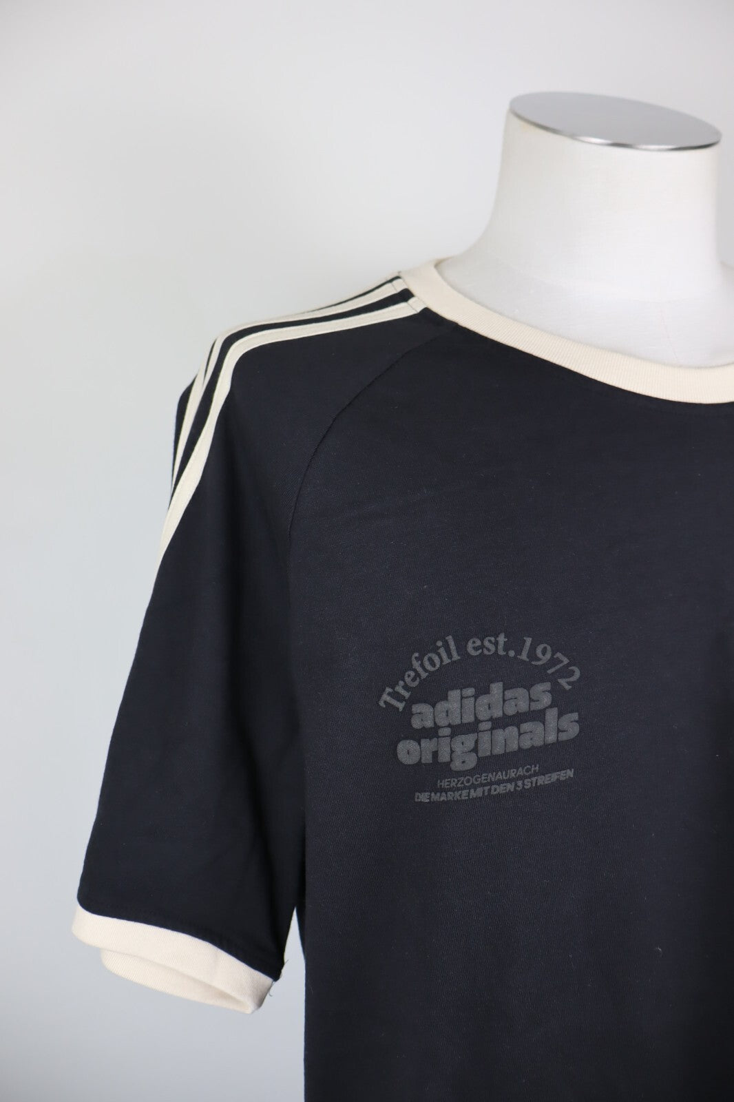 ADIDAS MAGLIA UOMO COTONE TG 2XL MAN COTTON T-SHIRT CASUAL VINTAGE CON TAG