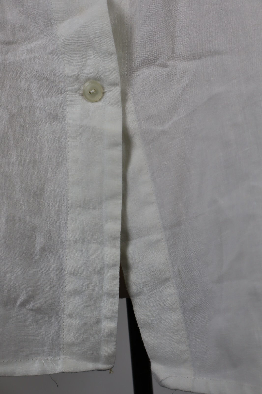 MAX MARA CAMICIA DONNA TG. 42 WOMAN SHIRT CASUAL VINTAGE LINO LINEN