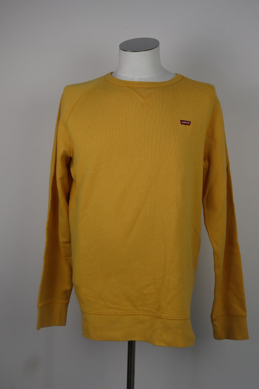 LEVI'S FELPA MAGLIA UOMO Tg M MAN SPORT JACKET SWEATSHIRT VINTAGE CASUAL COTONE