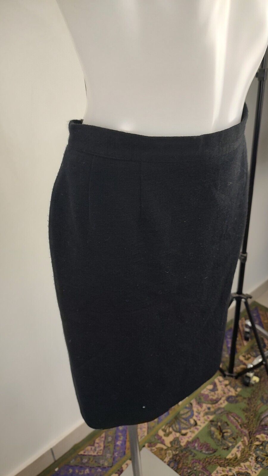 LUISA SPAGNOLI GONNA DONNA LANA WOMAN WOOL SKIRT Tg. 46 CASUAL VINTAGE