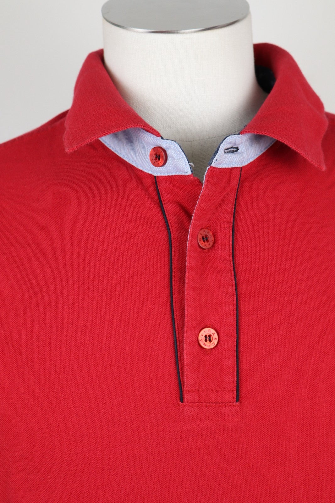 NAVIGARE POLO UOMO COTONE UOMO Tg. 2XL MAN CASUAL VINTAGE COTTON