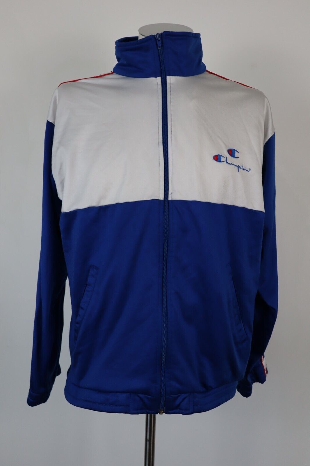 CHAMPION GIACCA SPORTIVA UOMO TG L MAN SPORT VINTAGE CASUAL JACKET RARA