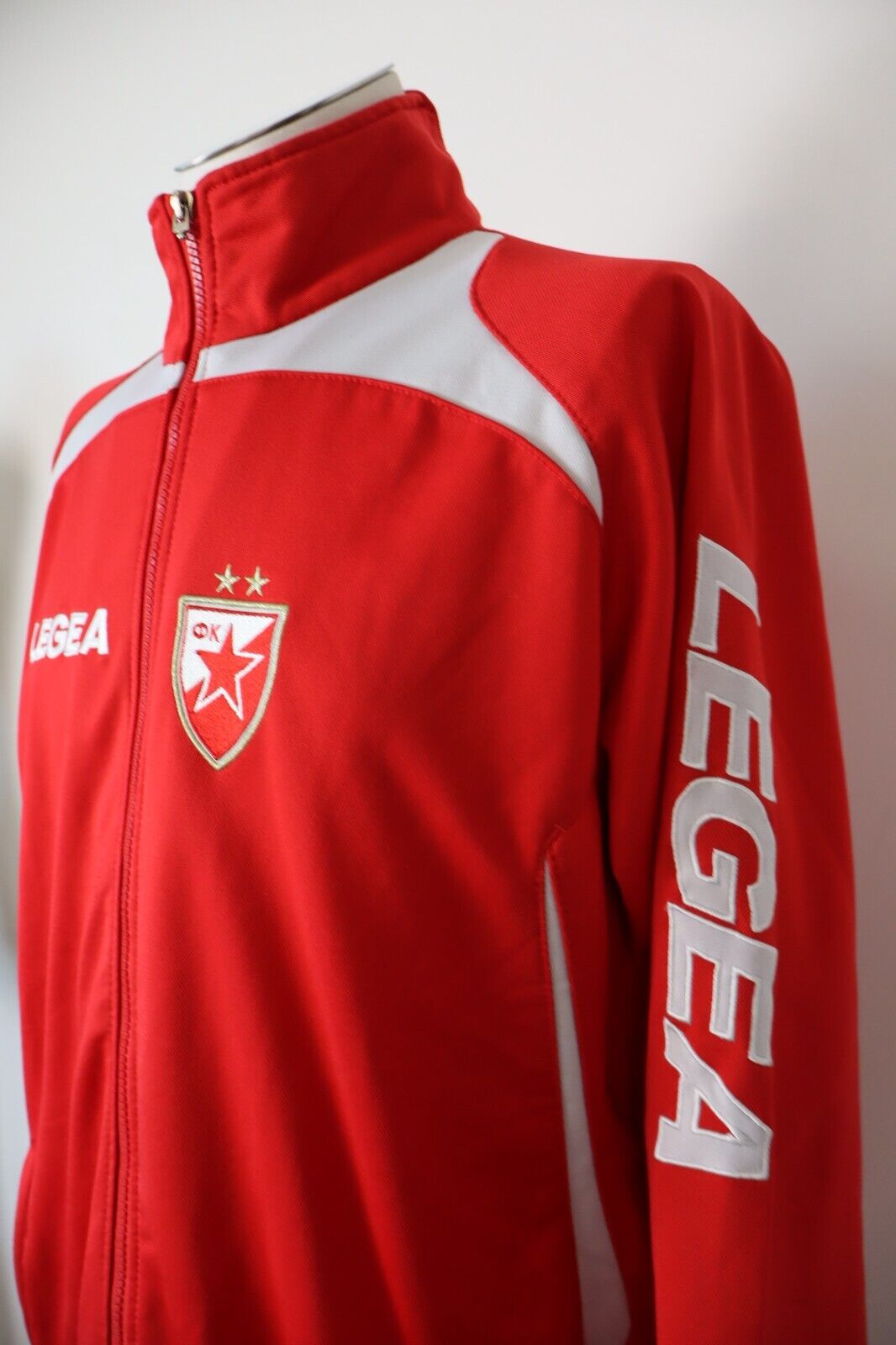 LEGEA STELLA ROSSA FELPA CALCIO JACKET UOMO Tg XL MAN SPORT JACKET SWEATSHIRT