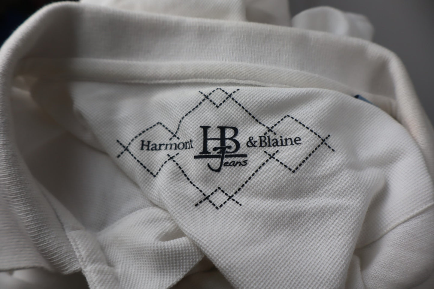 HARMONT & BLAINE POLO MAGLIA UOMO COTONE TG. M MAN COTTON T-SHIRT VINTAGE LOGO