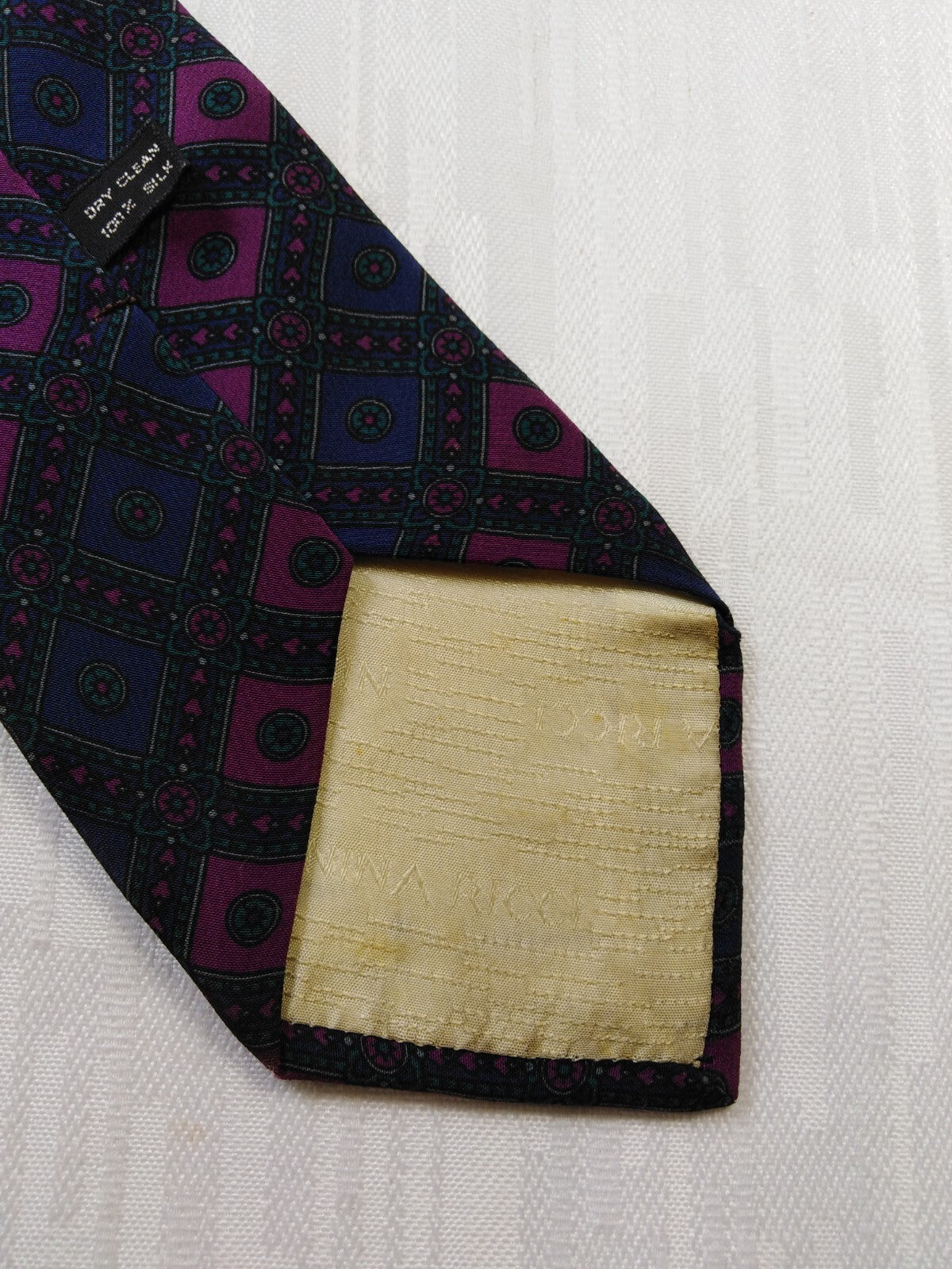 NINA RICCI 100% SILK TIE SETA CRAVATTA NECKTIE MADE IN ITALY CLASSIC
