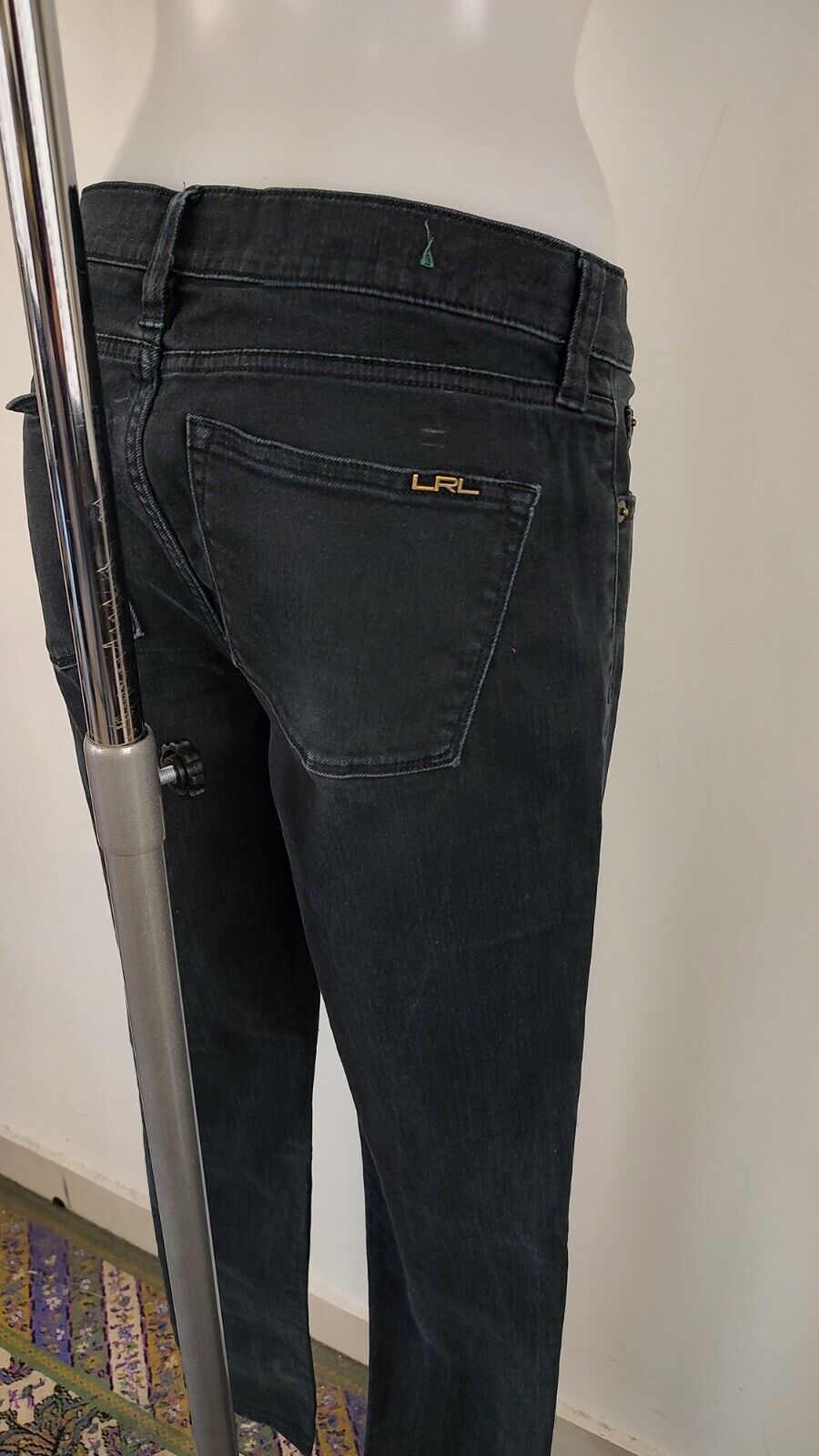 RALPH LAUREN PANTALONE CASUAL DONNA TG 2 WOMAN VINTAGE PANTS COTONE