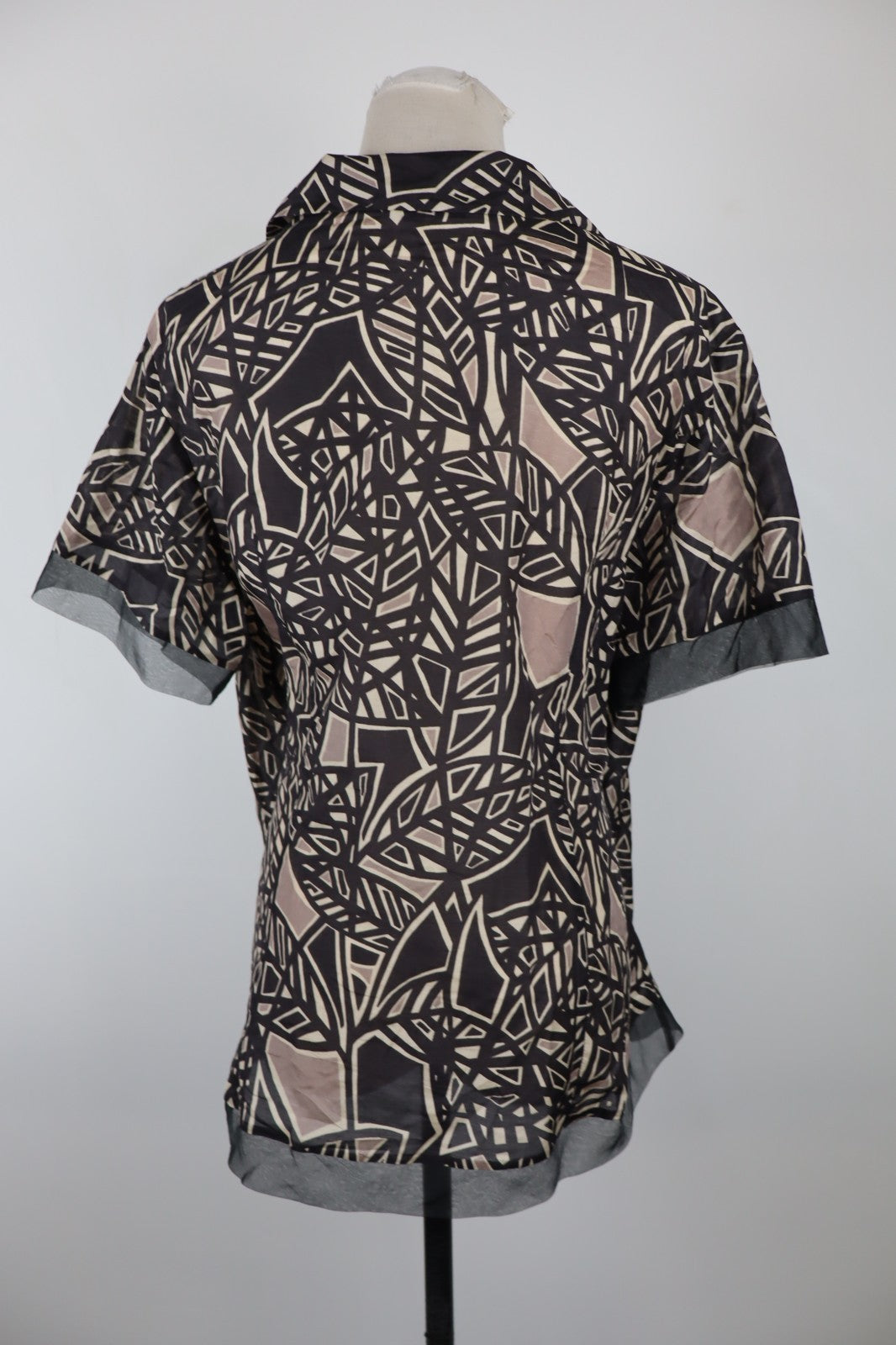 MARINA RINALDI CAMICIA DONNA TG 23 WOMAN SHIRT CASUAL VINTAGE SETA COTONE VELATO