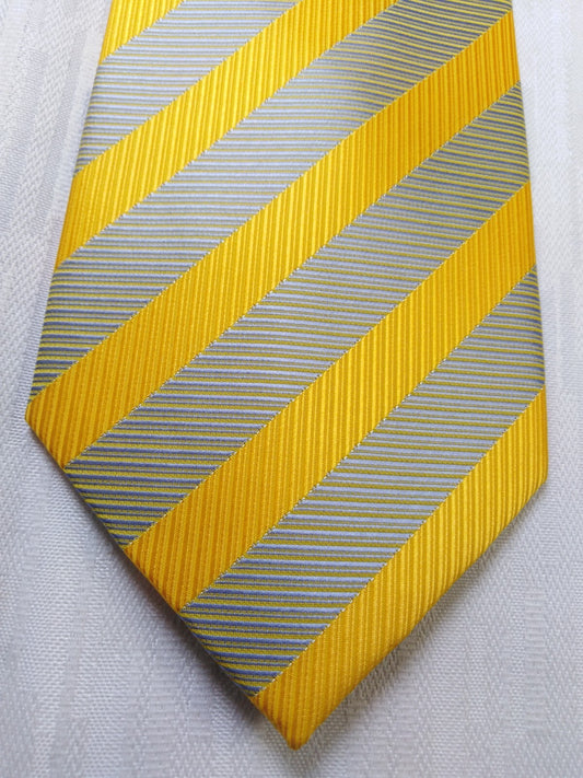 LUCIO LAMBERTI 100% SILK TIE SETA CRAVATTA NECKTIE MADE  ITALY SELF TIPPED
