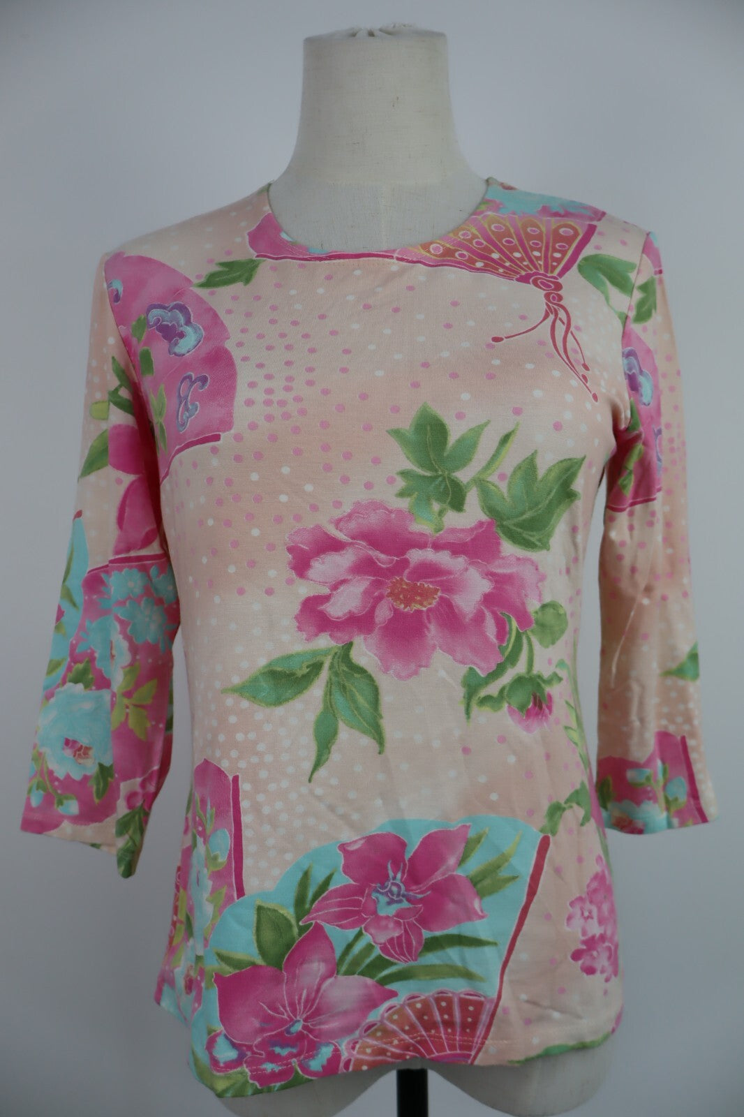 LUCIANO PAVAROTTI MAGLIA DONNA TG. 48 WOMAN CASUAL VINTAGE TOP T-SHIRT