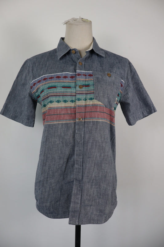 VANS CAMICIA DONNA TG. L WOMAN SHIRT CASUAL VINTAGE COTONE BOTTONI