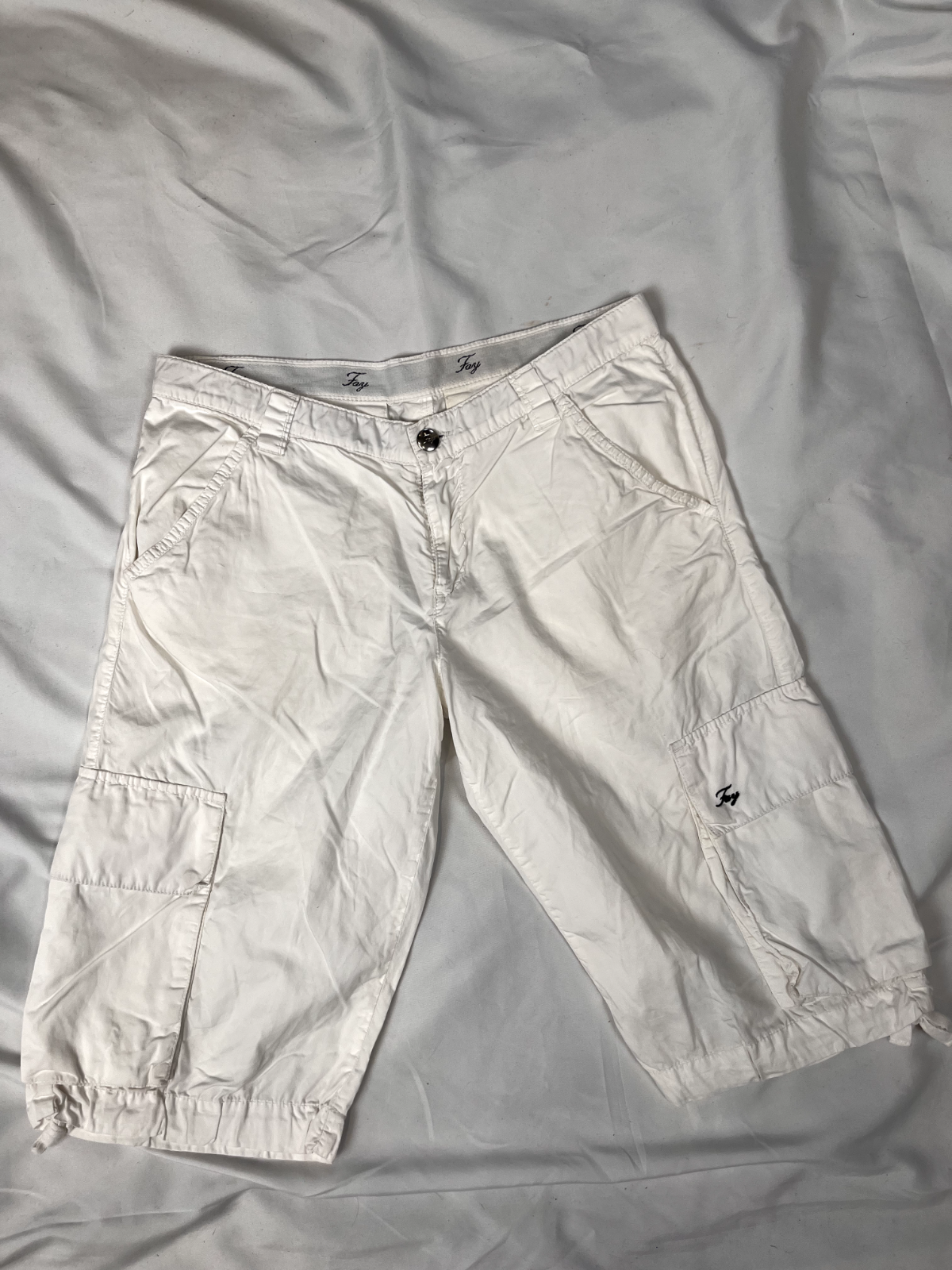 FAY PANTALONCINO UOMO TG. 14 YEARS 168CM MAN VINTAGE CASUAL PANTS COTONE