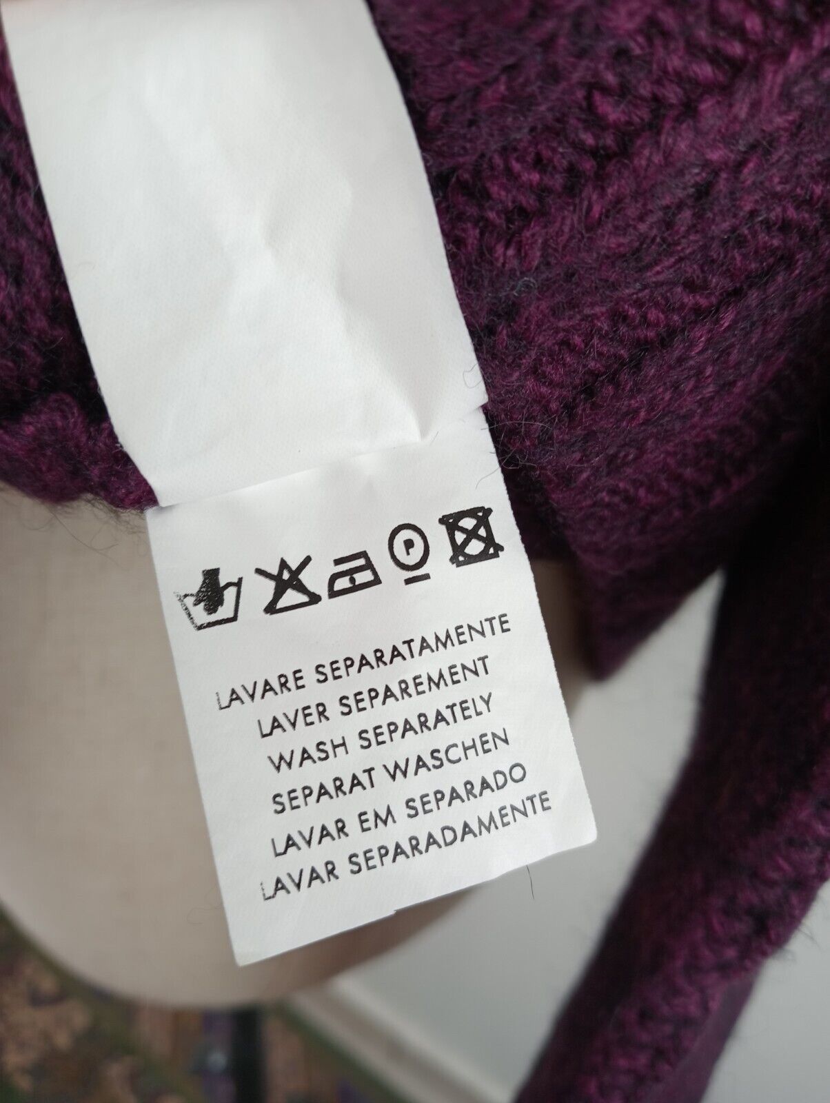CALVIN KLEIN MAGLIONE LANA WOOL DONNA Tg. XL WOMAN CASUAL SWEATER MADE ITALY