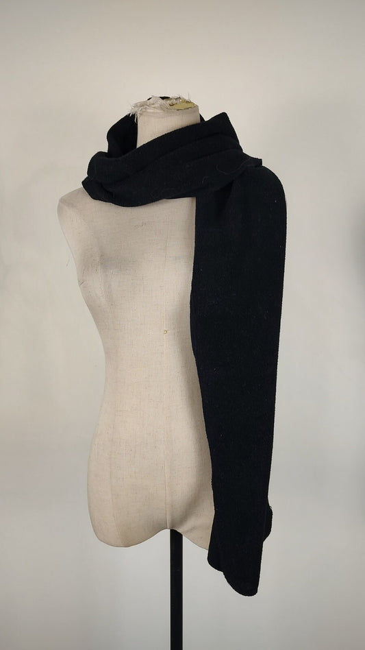 HUGO BOSS SCIARPA UOMO DONNA WOMAN MAN VINTAGE CASUAL SCARF POLIESTERE PILE