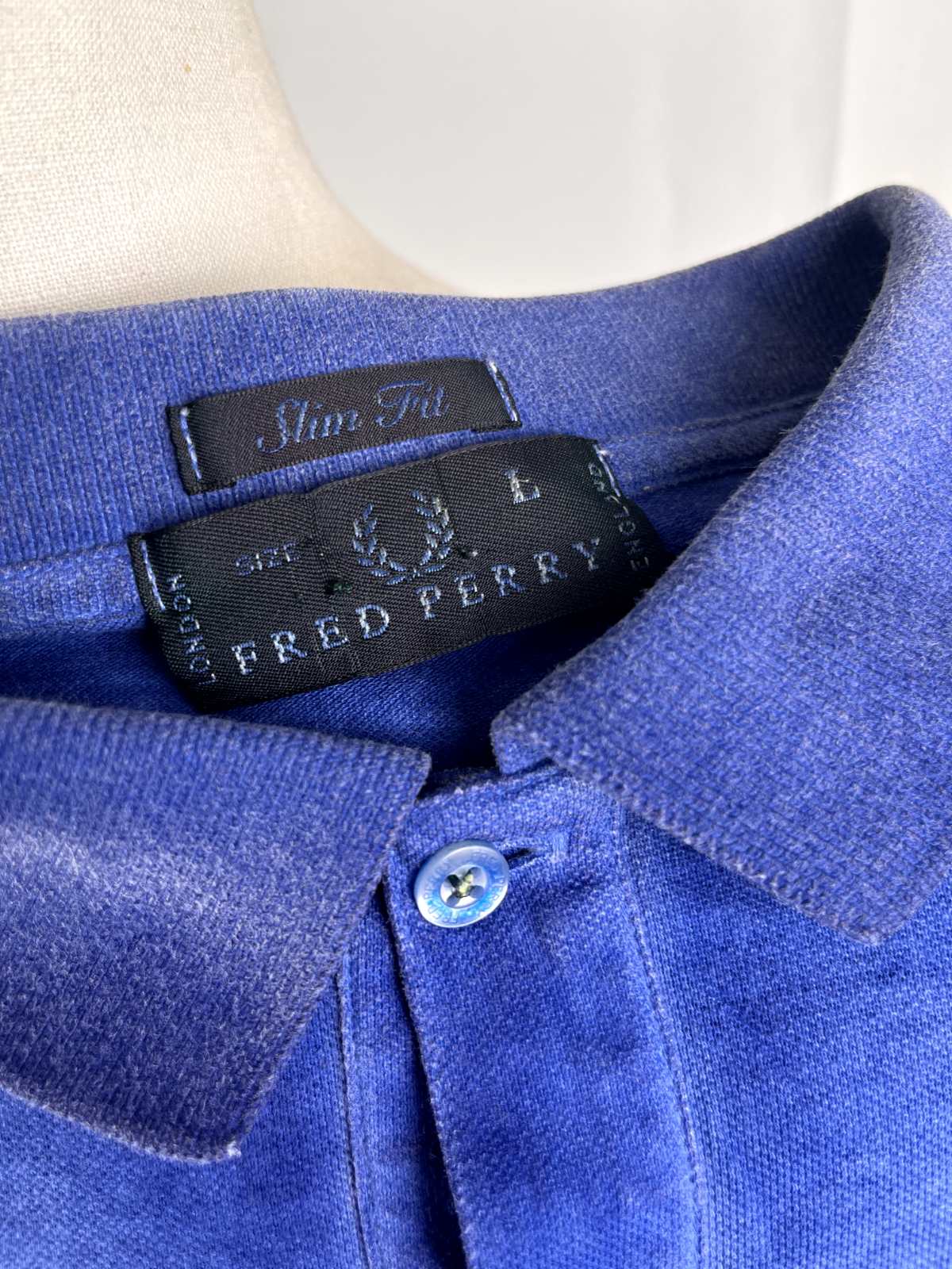FRED PERRY POLO MAGLIA UOMO COTONE Tg. L MAN COTTON T-SHIRT CASUAL VINTAGE