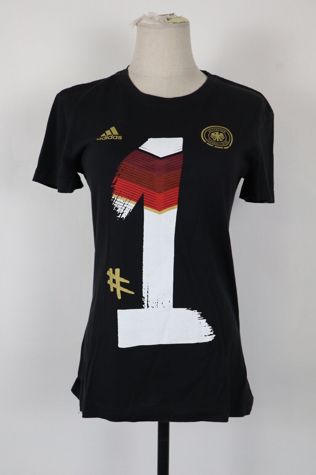 ADIDAS GERMANIA MAGLIA DONNA TG. M WOMAN CASUAL VINTAGE TOP T-SHIRT CALCIO