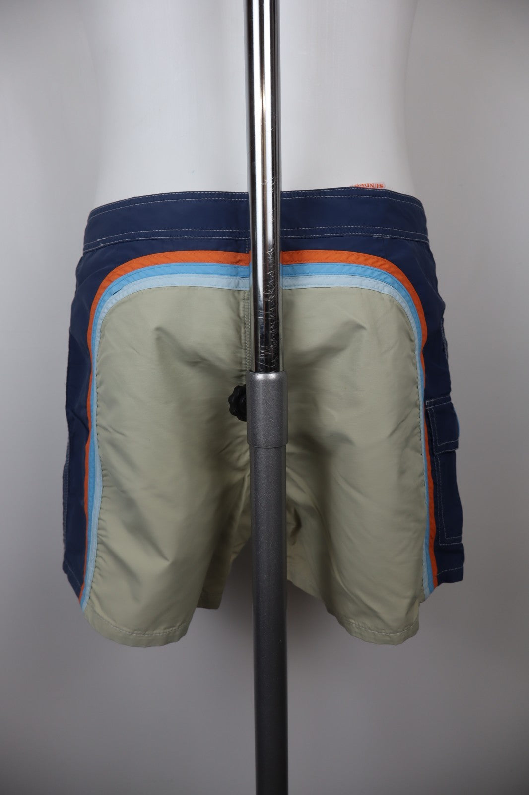 SUNDEK COSTUME PANTALONCINO MARE UOMO TG 33 MEN SWIMSUIT VINTAGE CASUAL LOGO