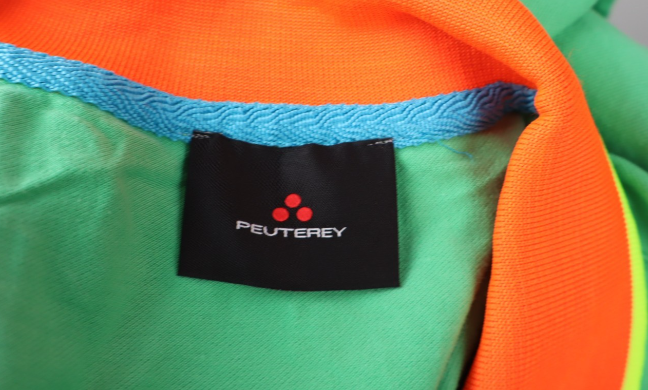 PEUTEREY POLO MAGLIA COTONE UOMO TG M COTTON MAN T-SHIRT CASUAL VINTAGE LOGO