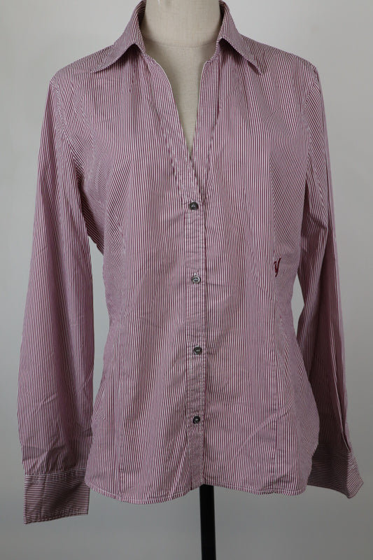 MARINA YACHTING CAMICIA DONNA COTONE TG. 48  WOMAN CASUAL VINTAGE COTTON SHIRT
