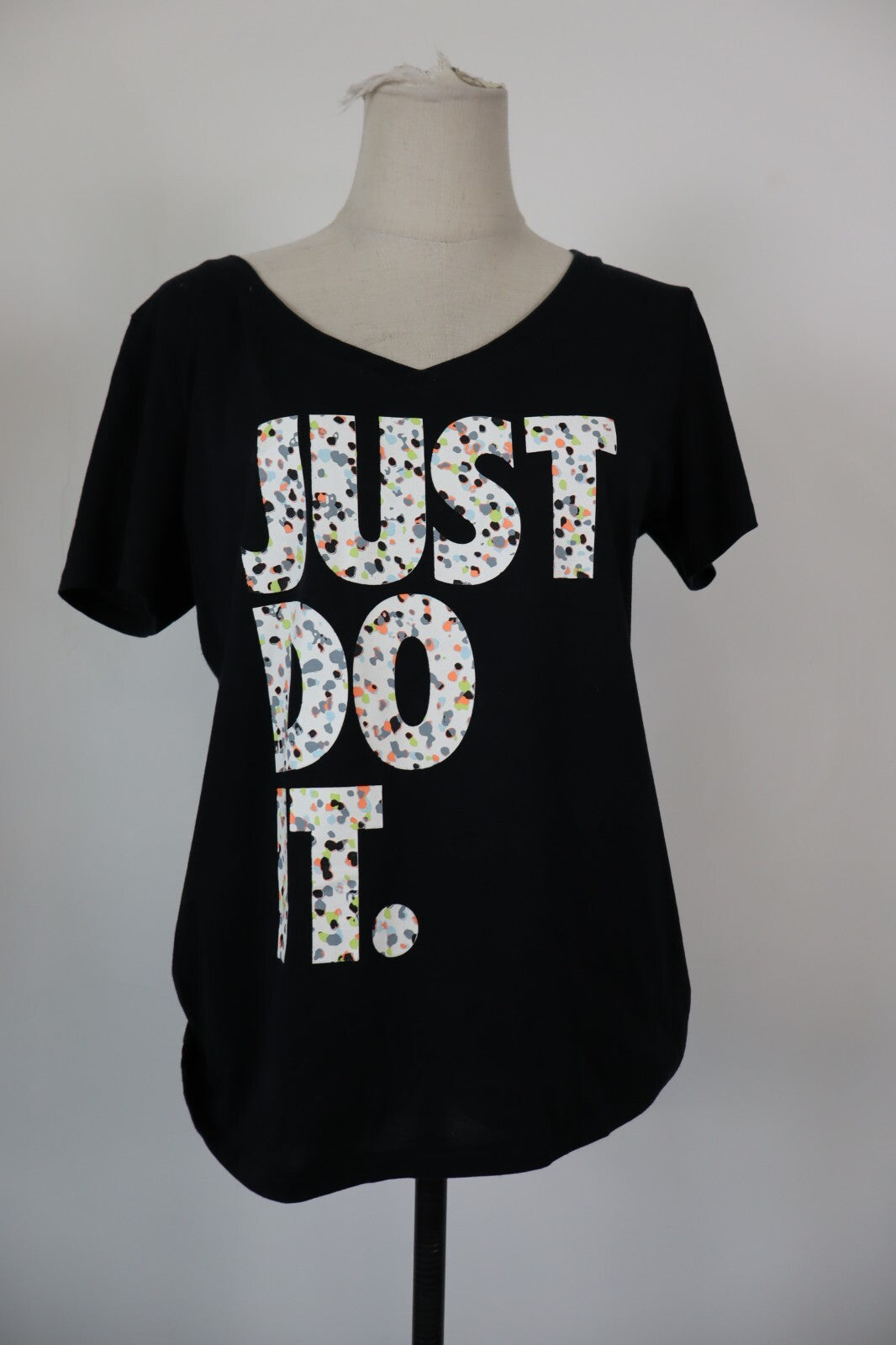 NIKE JUST DO IT MAGLIA DONNA COTONE TG. M WOMAN CASUAL VINTAGE T-SHIRT