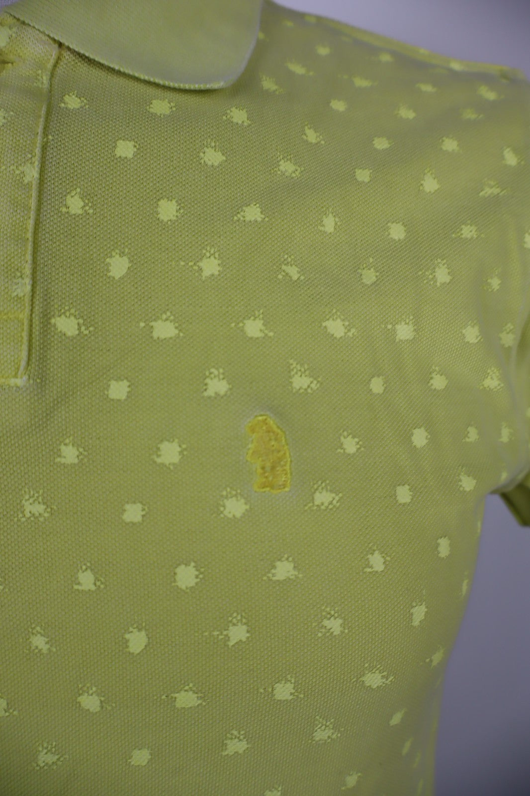 REFRIGUE POLO MAGLIA UOMO TG S MAN COTONE SHIRT CASUAL VINTAGE POIS