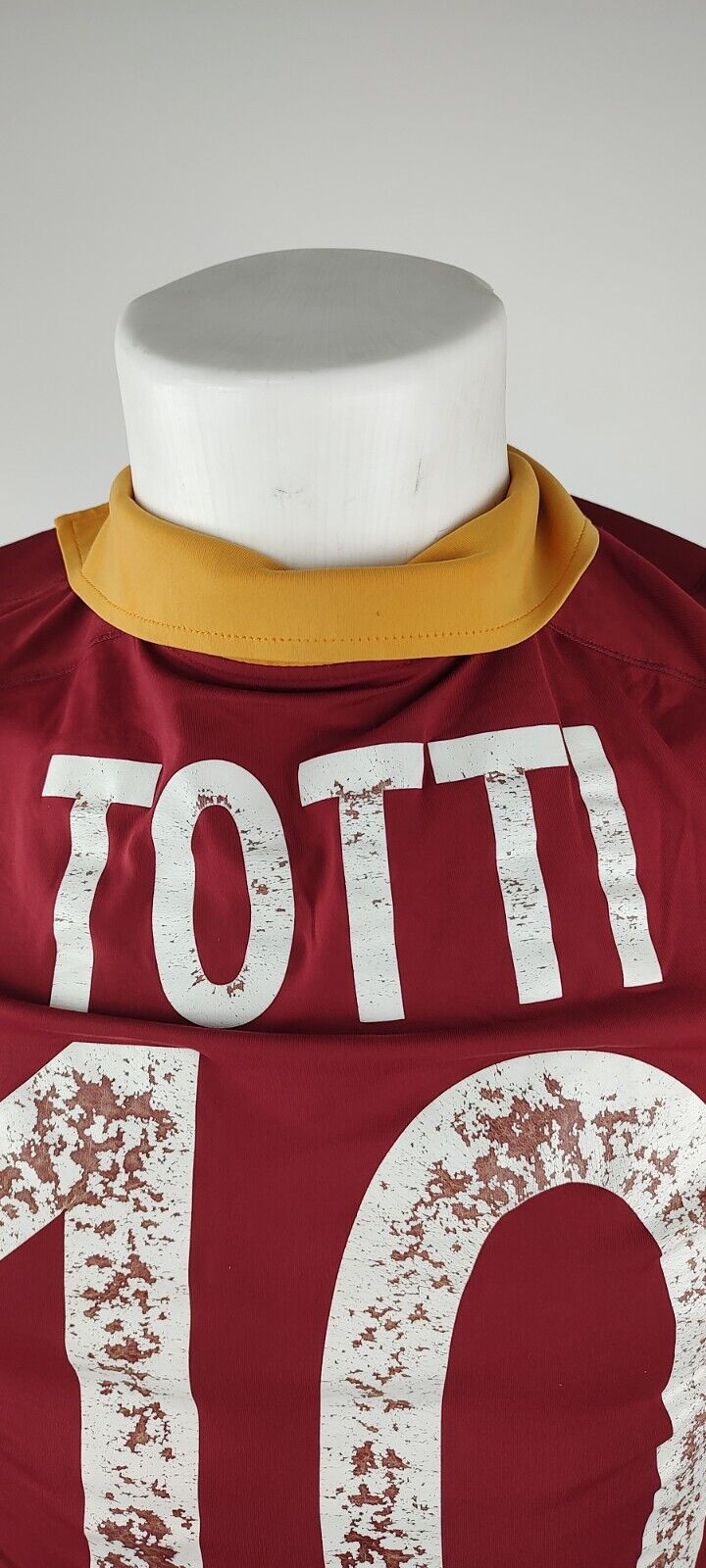 KAPPA ROMA N. 10 TOTTI COMPLETO CALCIO UOMO Tg L FOOTBALL JERSEY SPORT VINTAGE