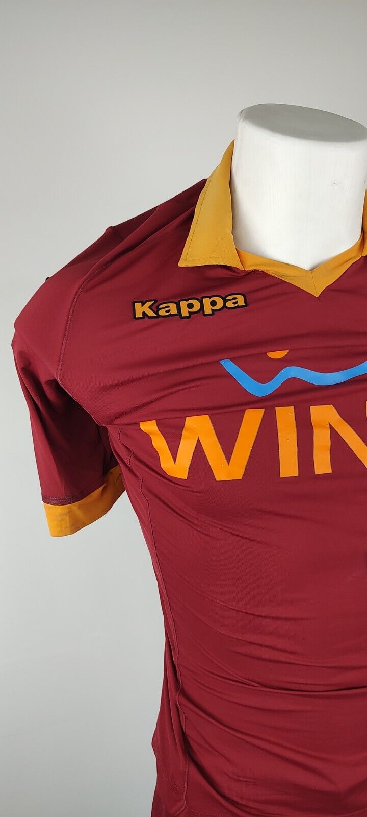 KAPPA ROMA N. 10 TOTTI COMPLETO CALCIO UOMO Tg L FOOTBALL JERSEY SPORT VINTAGE