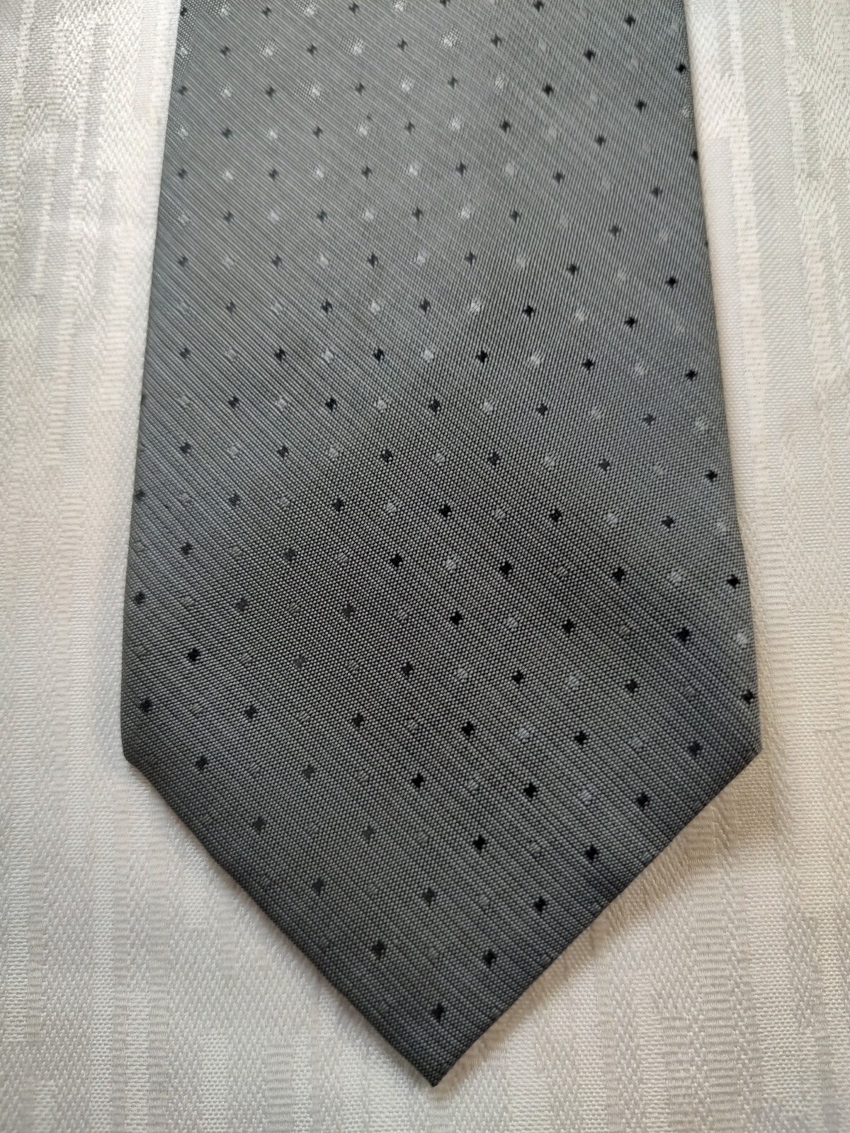 ANDREA CONTE 100% SILK TIE SETA CRAVATTA NECKTIE MADE IN ITALY SELF TIPPED