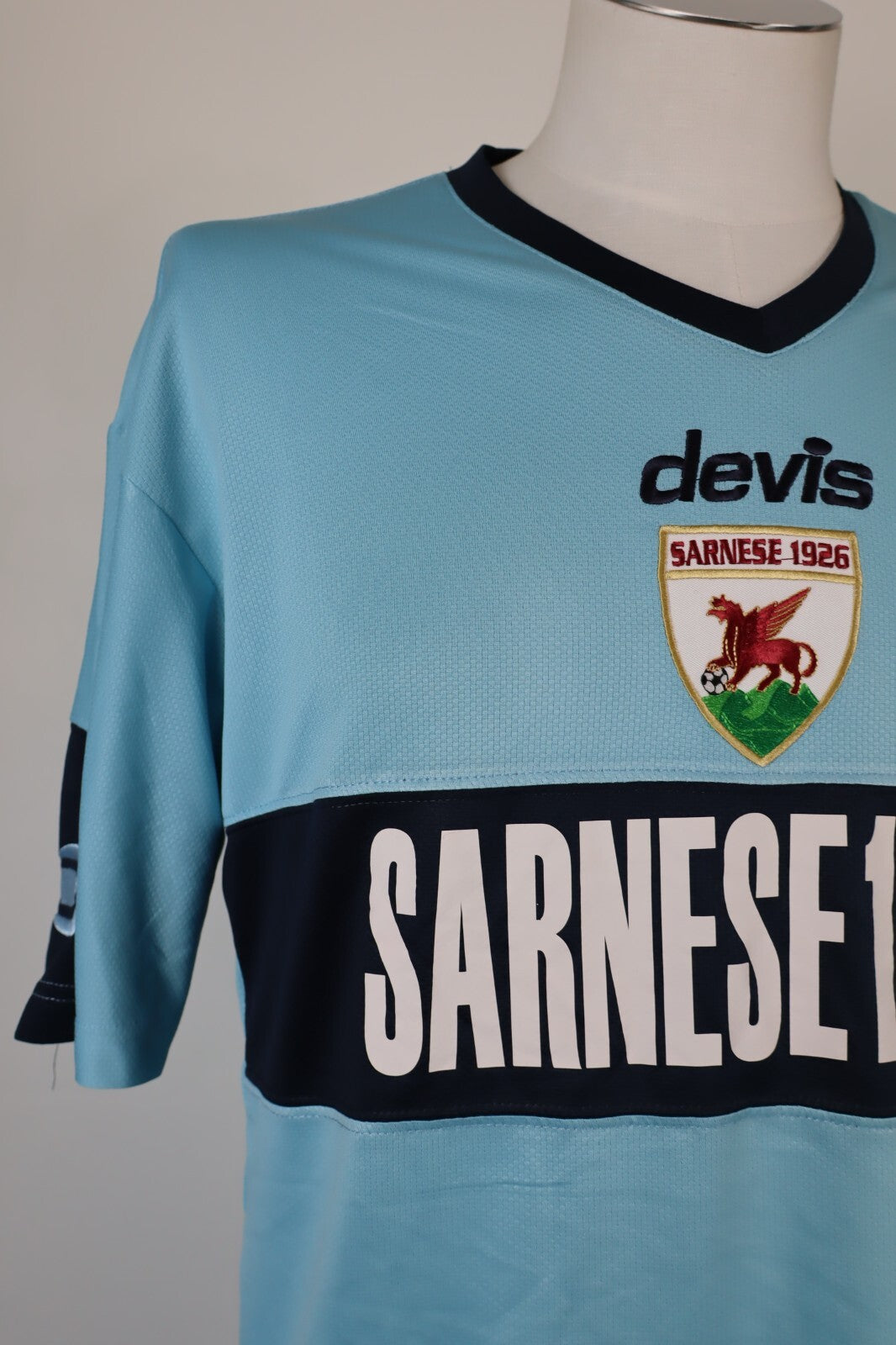 DEVIS SARNESE MAGLIA CALCIO UOMO Tg L SOCCER JERSEY TRIKOT SPORT