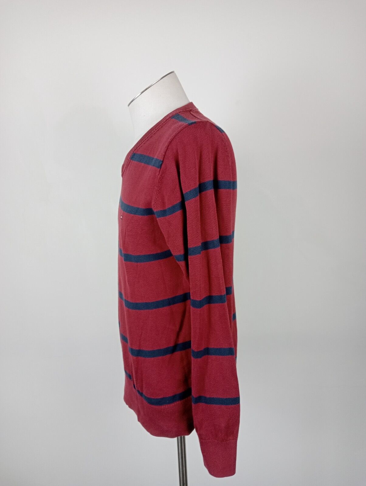 TOMMY HILFIGER MAGLIONE COTONE COTTON VINTAGE UOMO Tg. S MAN SWEATER CASUAL