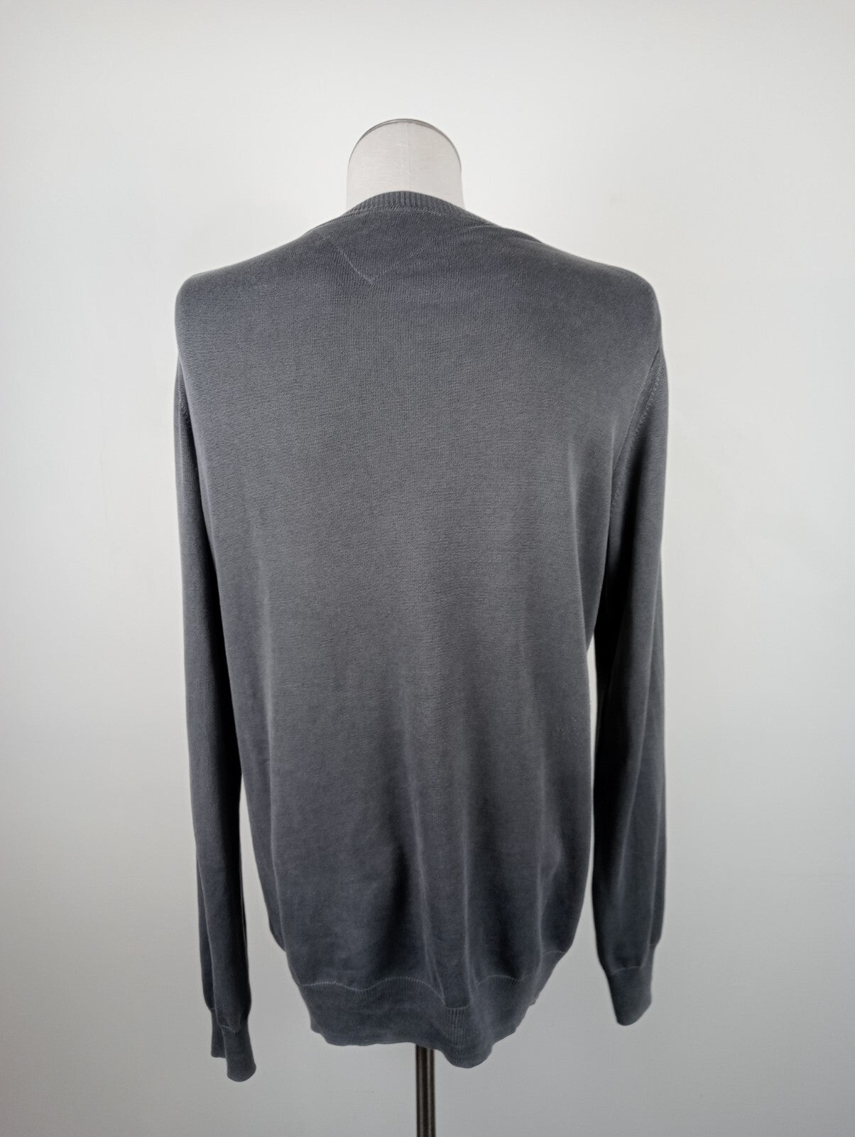 TOMMY HILFIGER DENIM CARDIGAN MAGLIONE COTONE UOMO L MAN SWEATER CASUAL VINTAGE