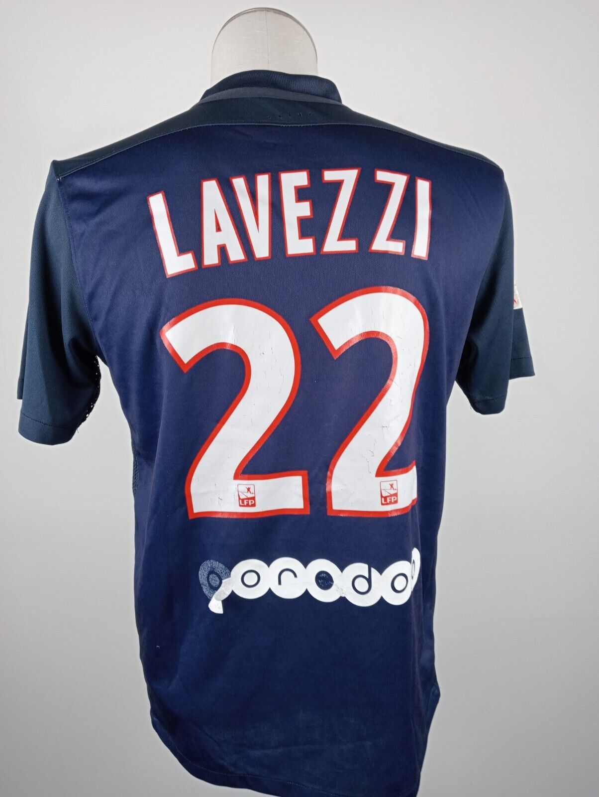 NIKE LAVEZZI N 22 PARIS SAINT GERMAIN MAGLIA CALCIO TRIKOT UOMO S SOCCER SPORT