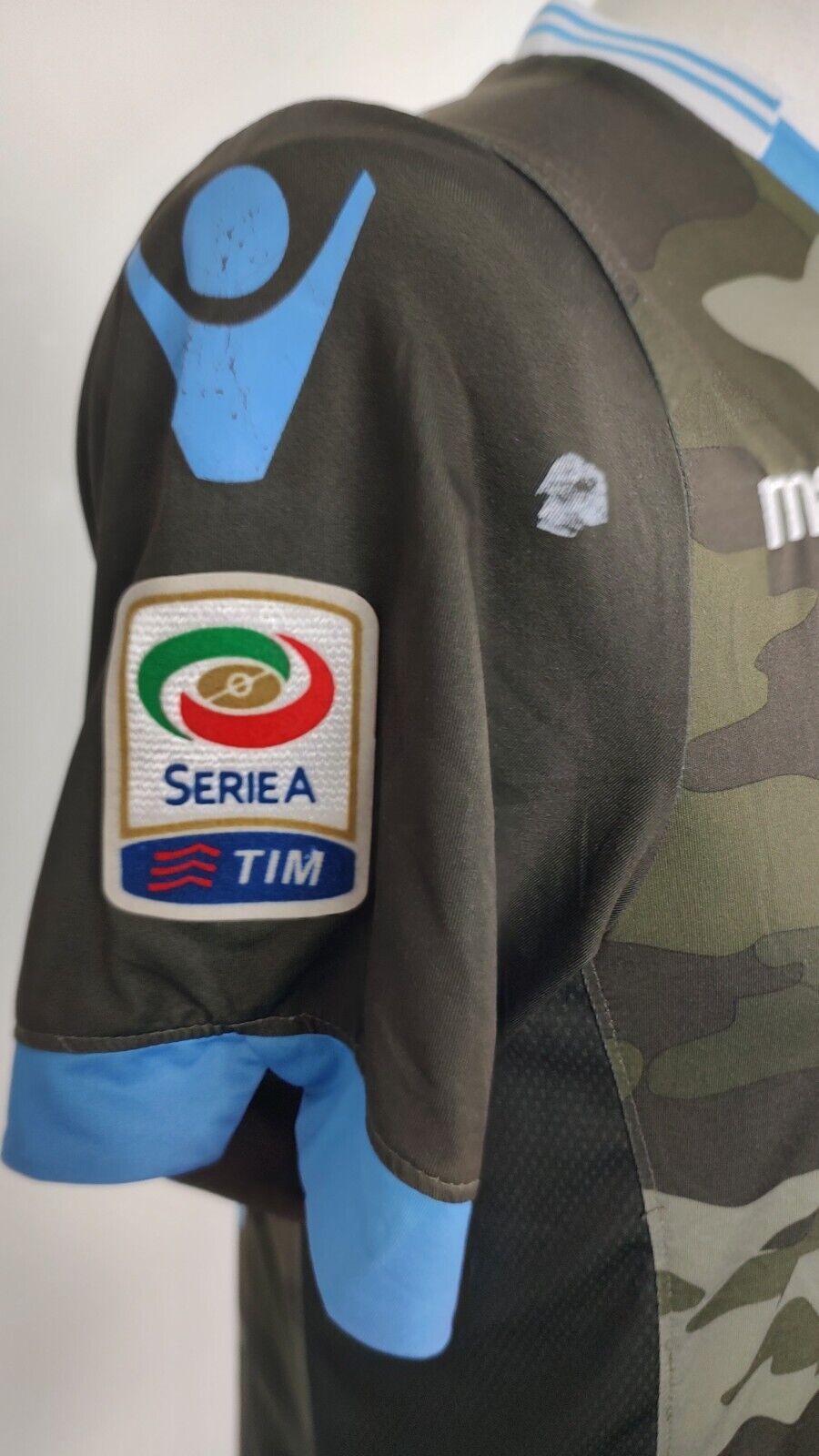 MACRON NAPOLI R. ALBIOL N 33 MAGLIA CALCIO UOMO Tg M TRIKOT JERSEY 2013/14