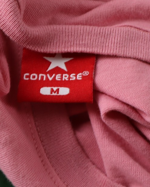 CONVERSE MAGLIA DONNA TG. M WOMAN CASUAL VINTAGE T-SHIRT  BIG LOGO COTONE COTTON