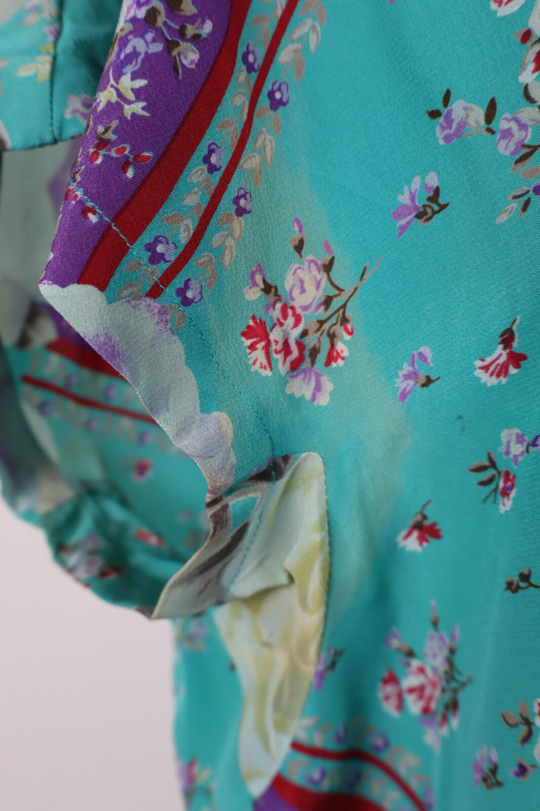 PIERRE CARDIN CAMICIA  DONNA TG. L WOMAN SHIRT CASUAL VINTAGE SETA