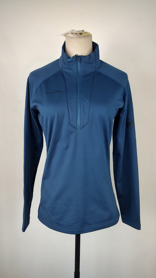 MAMMUT FELPA TECNICA DONNA  S WOMAN CASUAL VINTAGE SPORT SWEATSHIRT