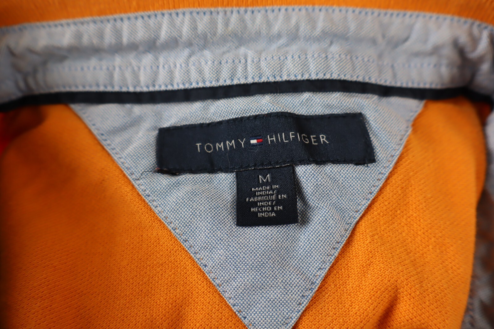 TOMMY HILFIGER MAGLIA UOMO COTONE TG. M MAN COTTON POLO SHIRT CASUAL VINTAGE
