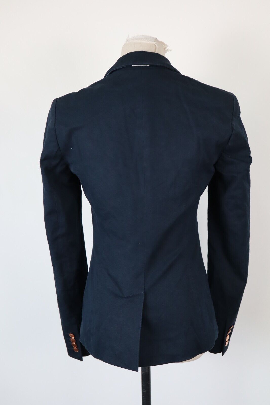 TOMMY HILFIGER BLAZER GIACCA DONNA Tg 2 WOMAN CASUAL VINTAGE JACKET COTONE