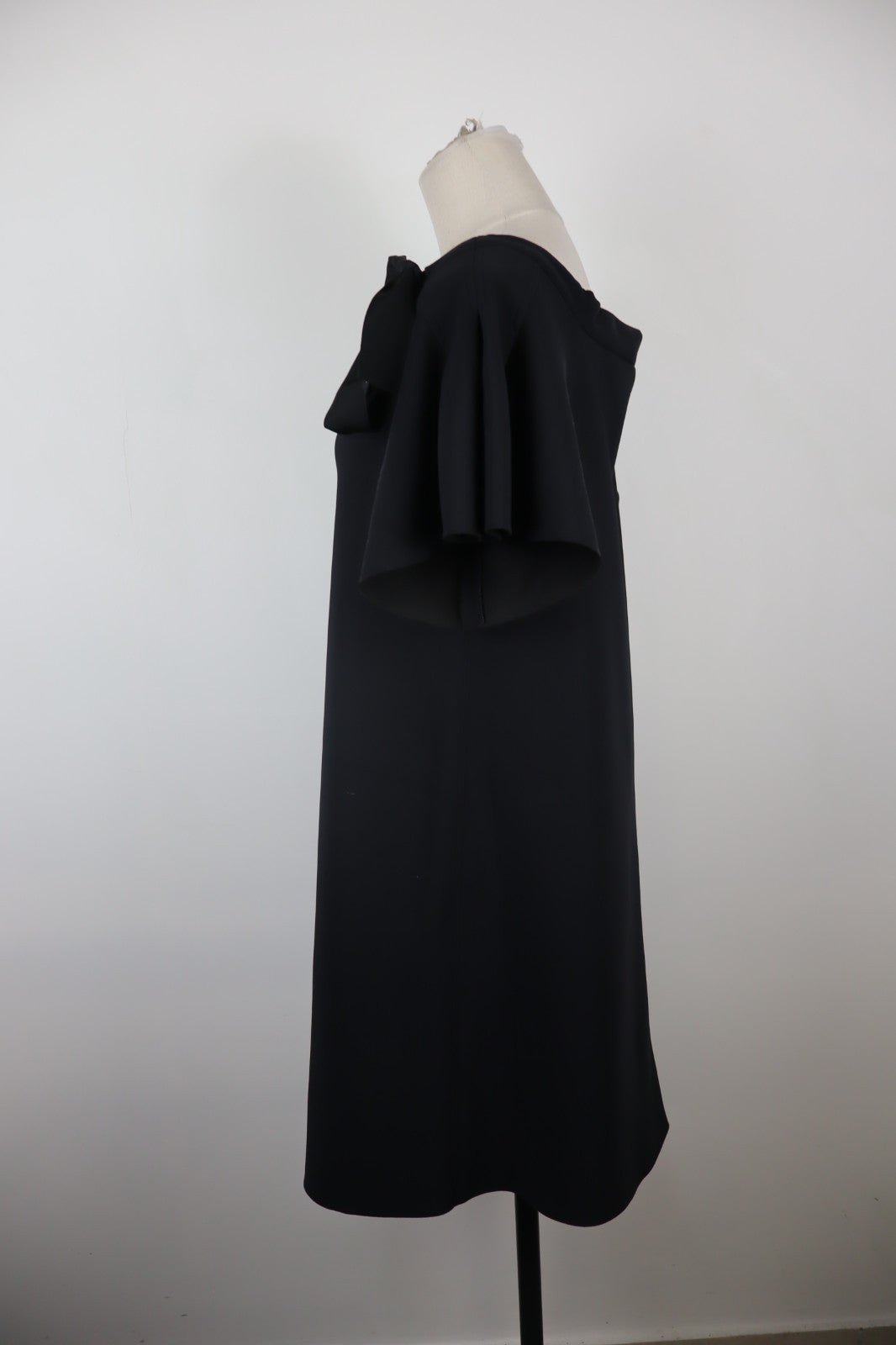 PINKO VESTITO DONNA MEZZA MANICA TG. 44 WOMAN CASUAL VINTAGE DRESS ABITO NERO