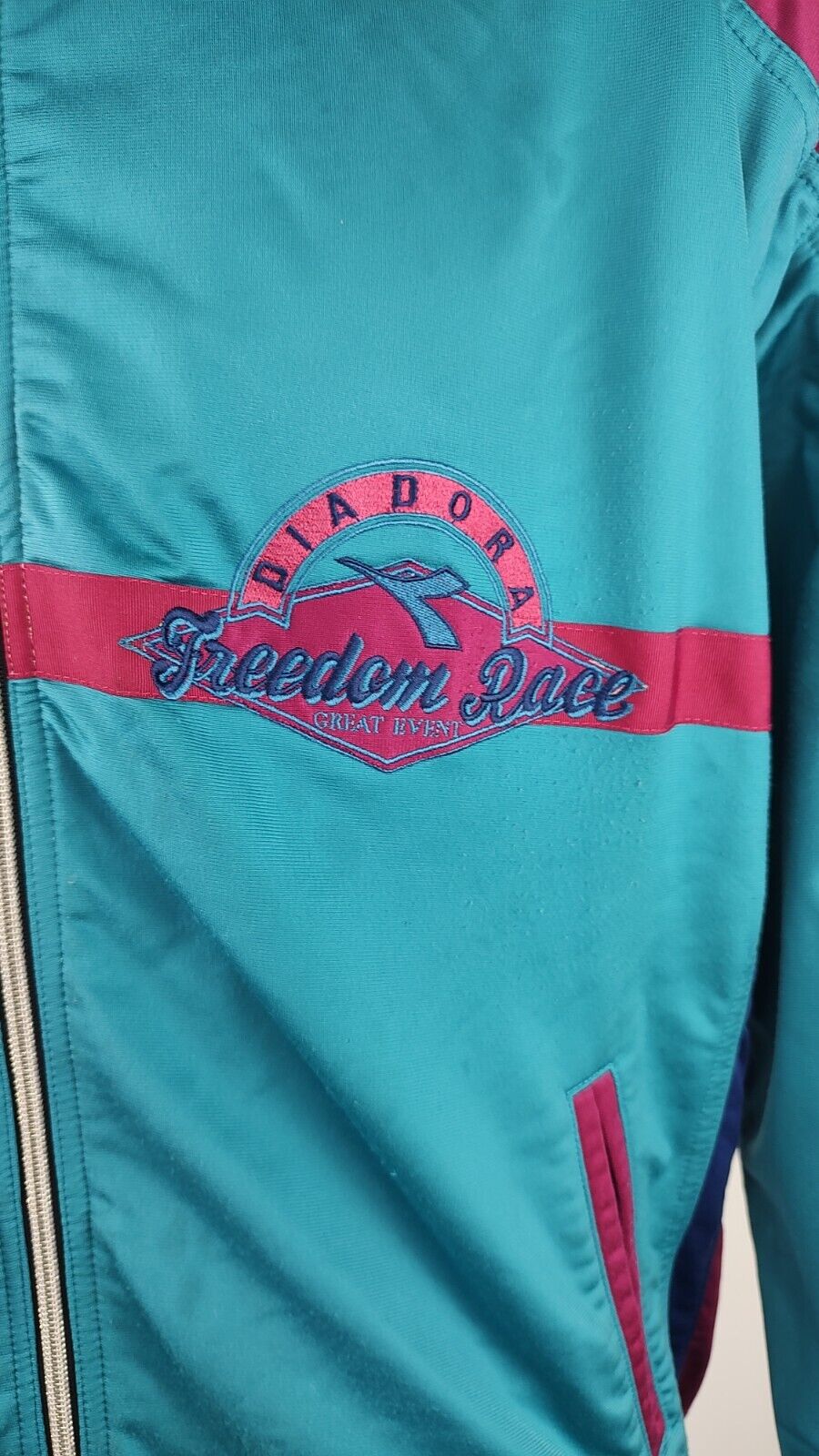 DIADORA TUTA COMPLETA DUE PEZZI Tg. 52 TRACKSUIT JACKET GIACCA PANTS UOMO SPORT