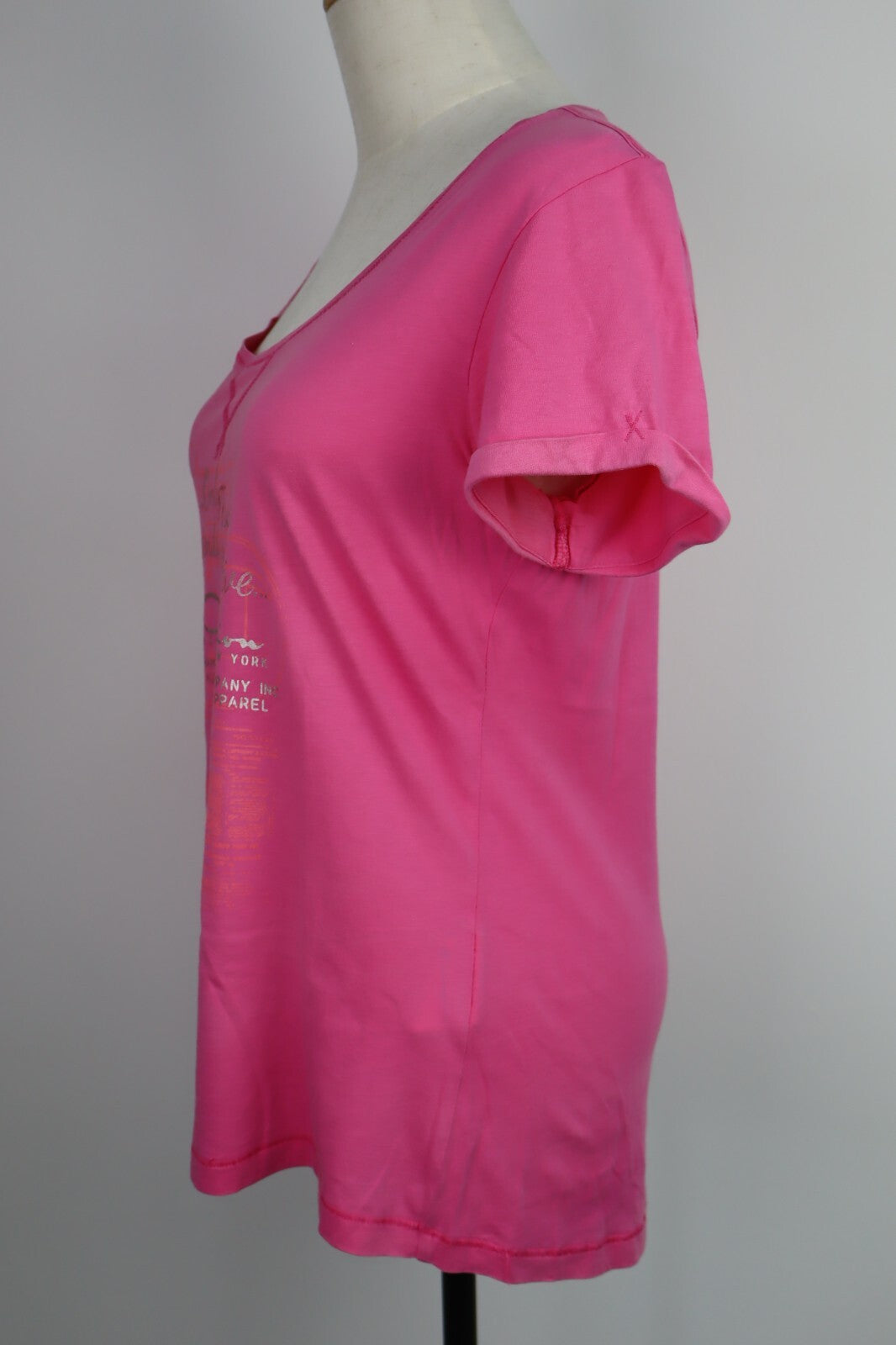 CHAMPION MAGLIA DONNA COTONE TG. L WOMAN VINTAGE TOP T-SHIRT CASUAL