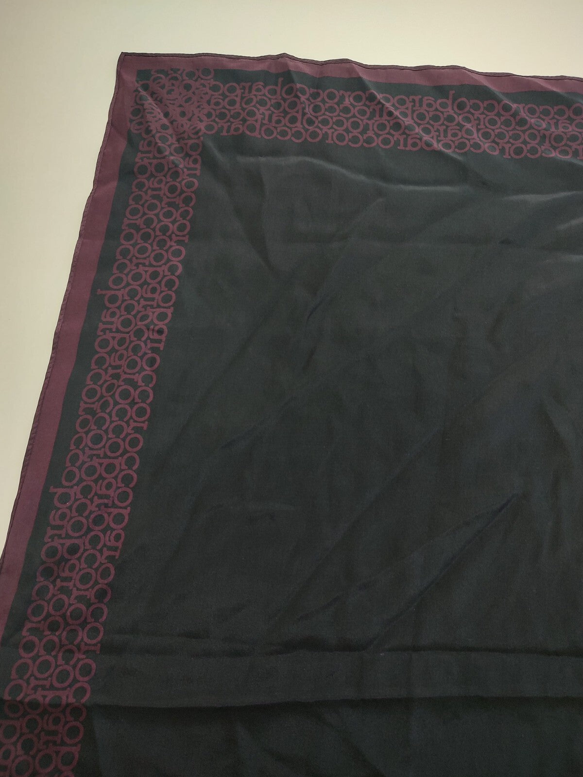 ROCCOBAROCCO FOULARD 100% SILK SETA SCARVES SCARF SQUARE MADE IN ITALY