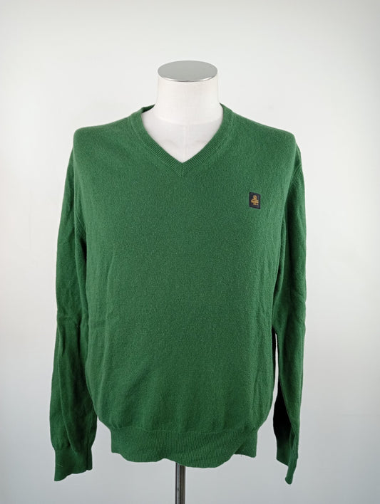 REFRIGIWEAR MAGLIONE LANA WOOL VINTAGE UOMO Tg. XL MAN SWEATER CASUAL