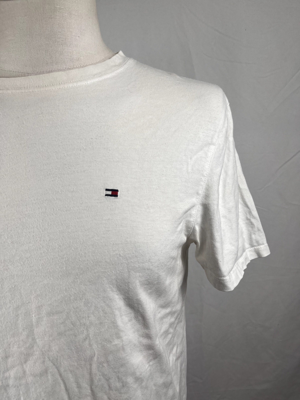 TOMMY HILFIGER JEANS MAGLIA COTONE UOMO TG. M MAN T- SHIRT CASUAL VINTAGE COTTO