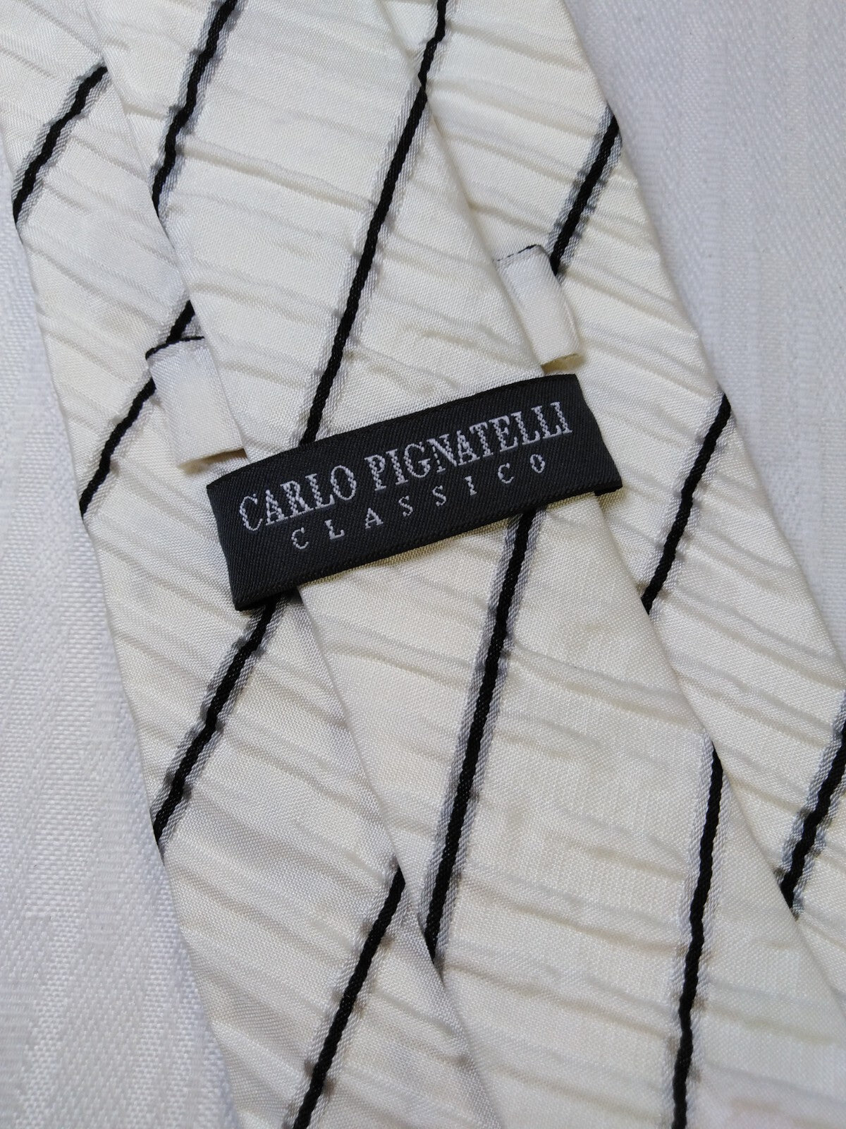 CARLO PIGNATELLI 100% SILK TIE SETA CRAVATTA NECKTIE MADE IN ITALY CLASSIC