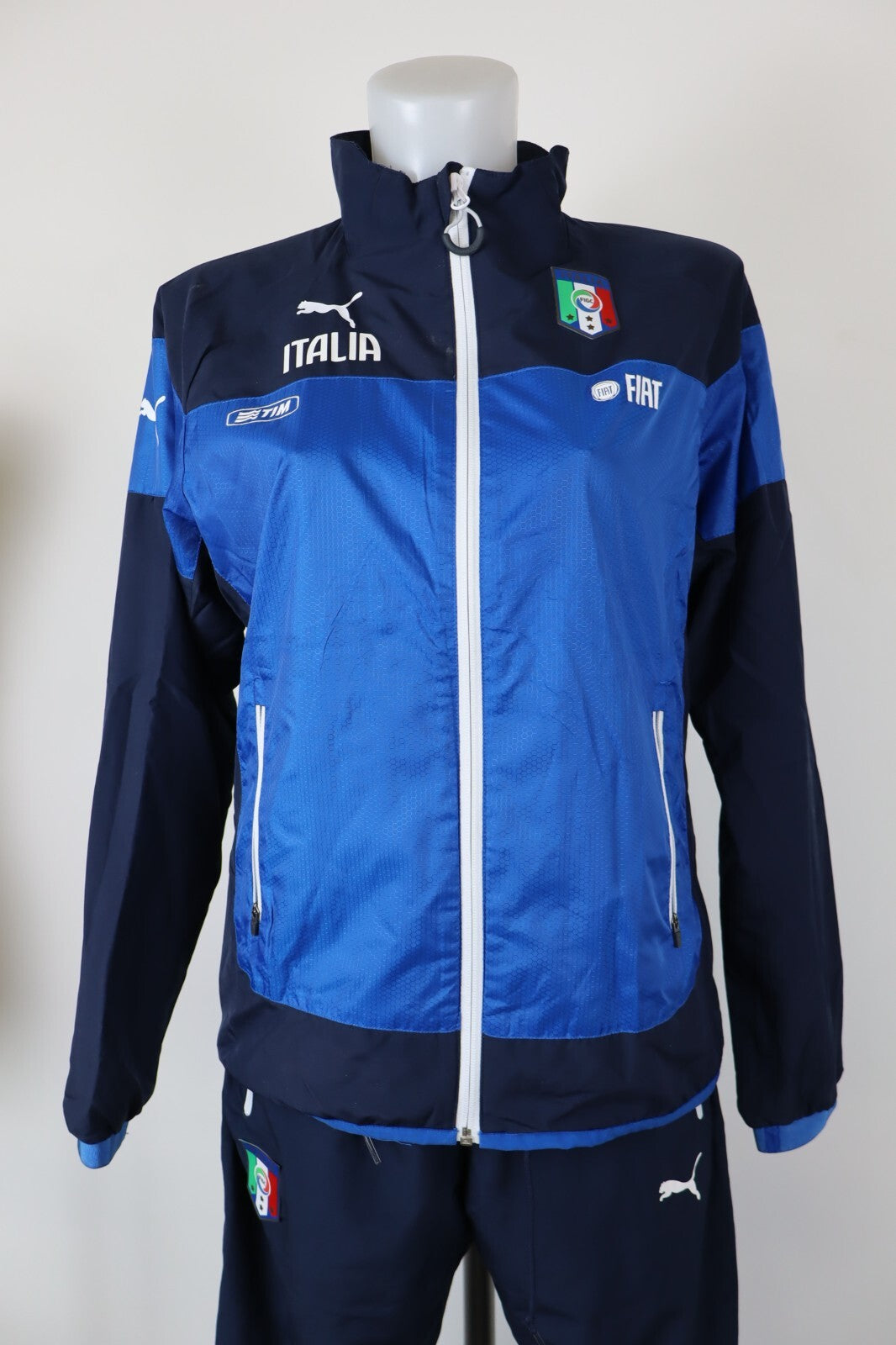 PUMA ITALIA TUTA CALCIO COMPLETO TG 42 TRACKSUIT GIACCA PANTS DONNA SPORT