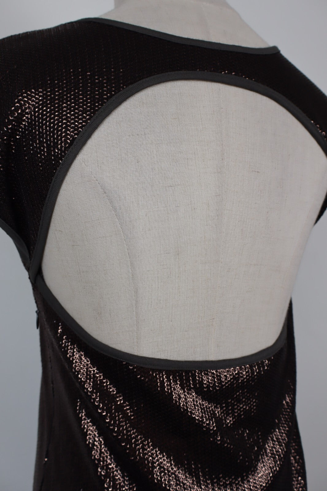 MAX & CO VESTITO ABITO DONNA TG. 44 WOMAN CASUAL VINTAGE DRESS PAILLETTES