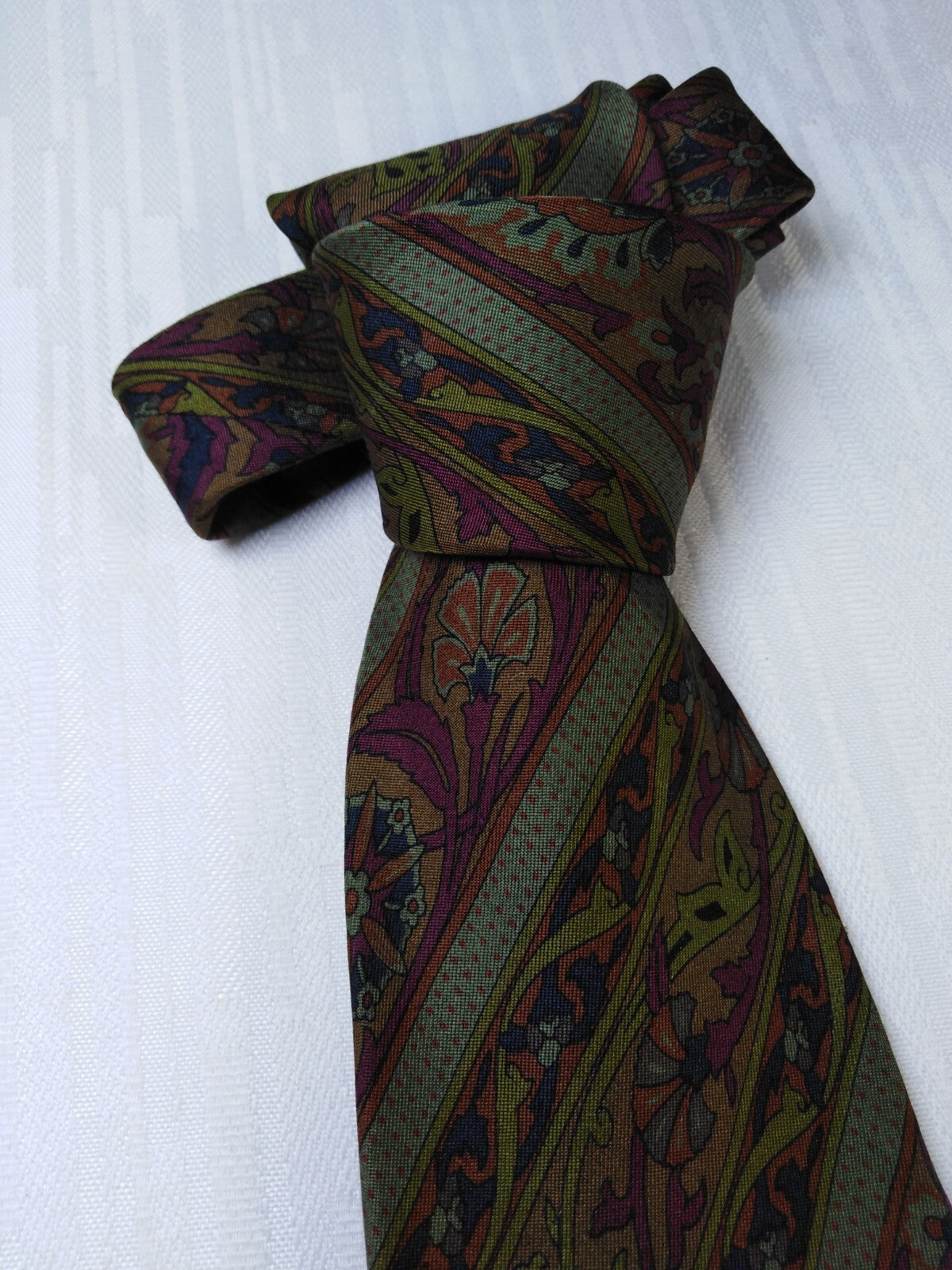NAZARENO GABRIELLI 100% SILK TIE SETA CRAVATTA NECKTIE MADE IN ITALY CLASSIC