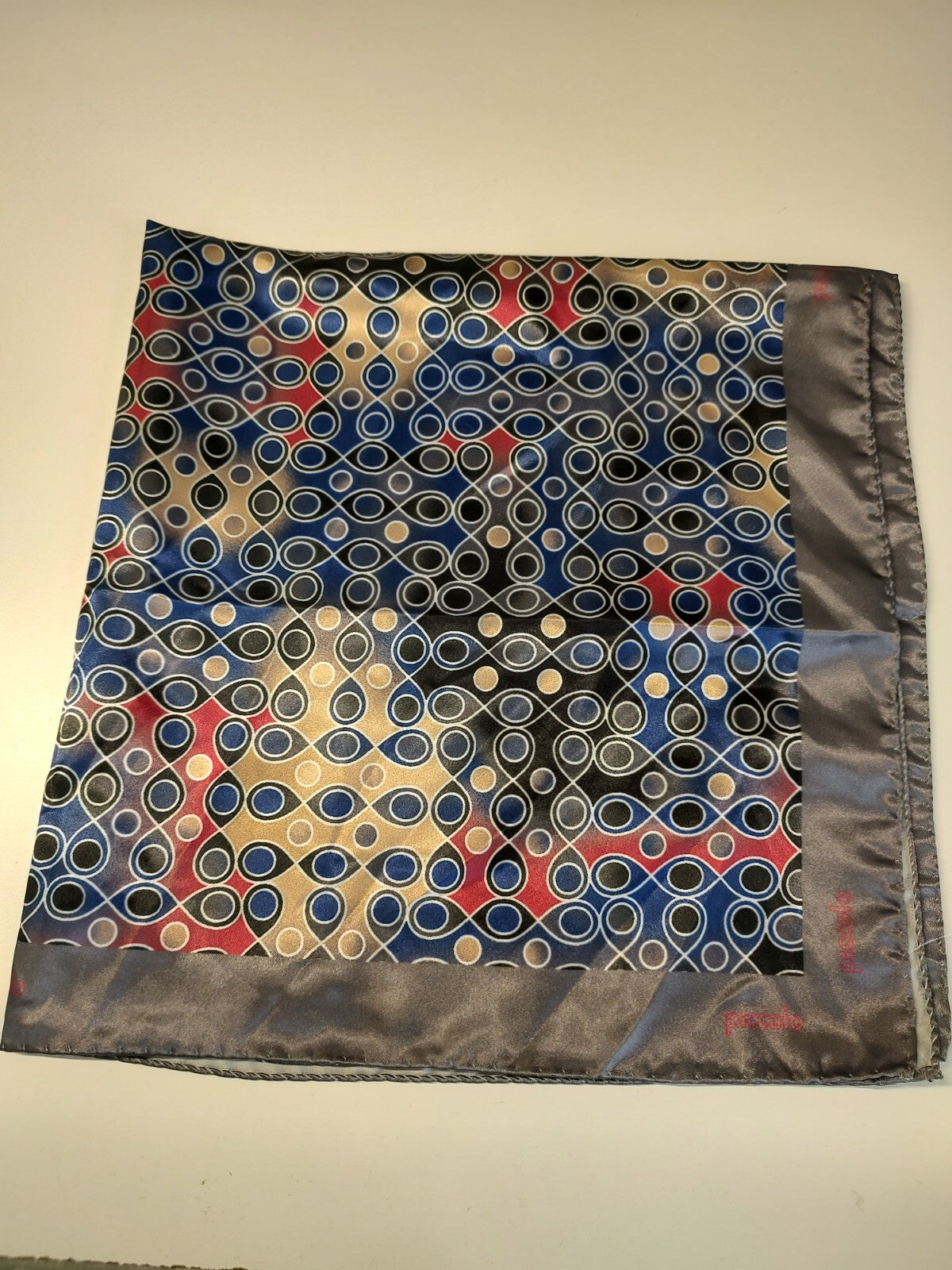 PICCOLO  FOULARD 100% SILK SETA SCARVES SCARF SQUARE MADE ITALY
